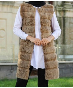 Vision colour Furry vest