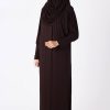 dark brown abaya