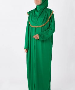 light bright green abaya