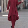 claret_red_tunic_and_pant_suit_