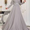 grey exclusive gown