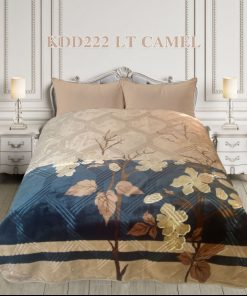1 ply Super-Soft Mink Blanket LT Camel [KDD222 queen]